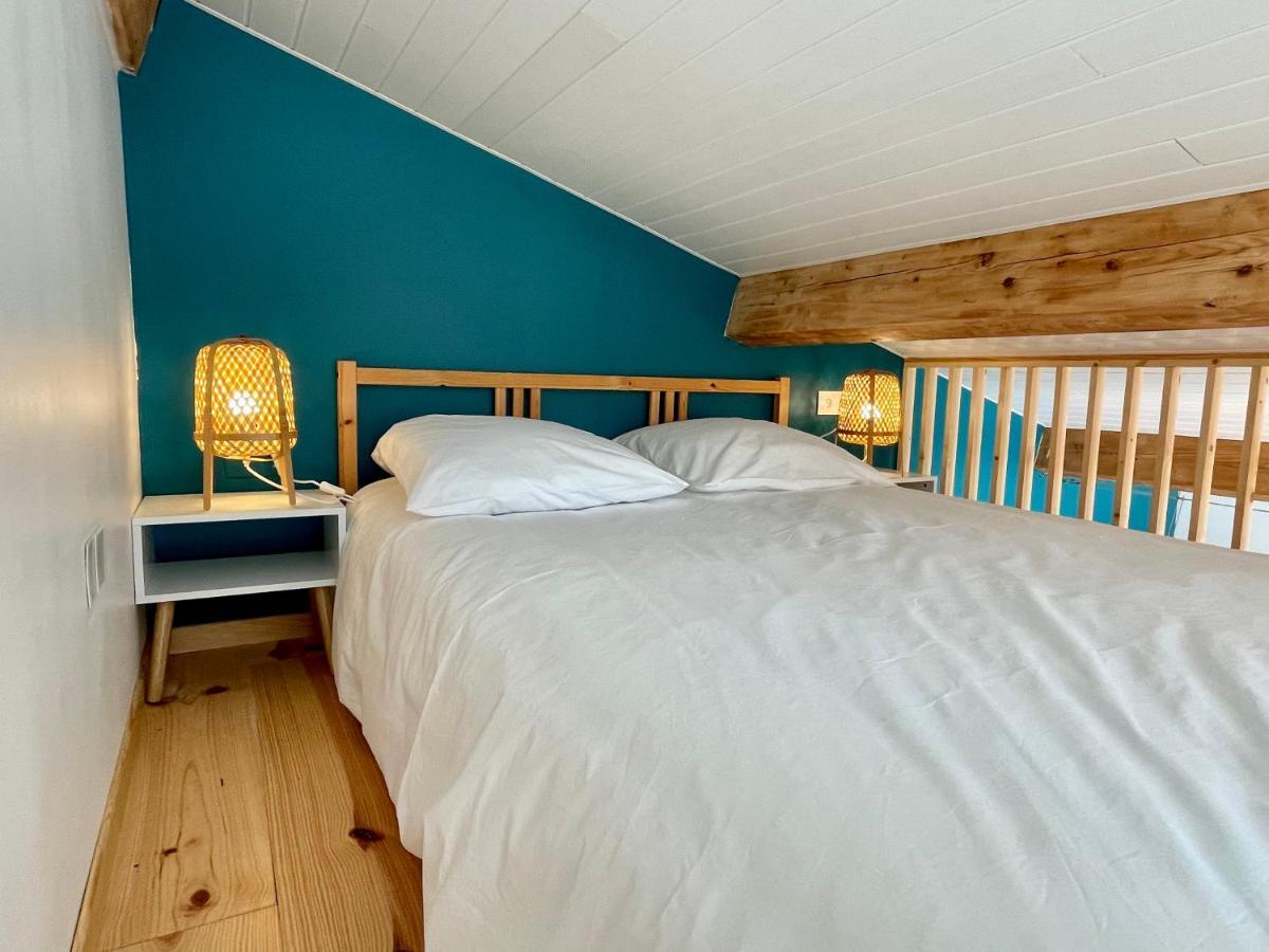 Annexe Des Pins - Studio Gite Avec Piscine & Climatisation Villeneuve-lès-Béziers Buitenkant foto