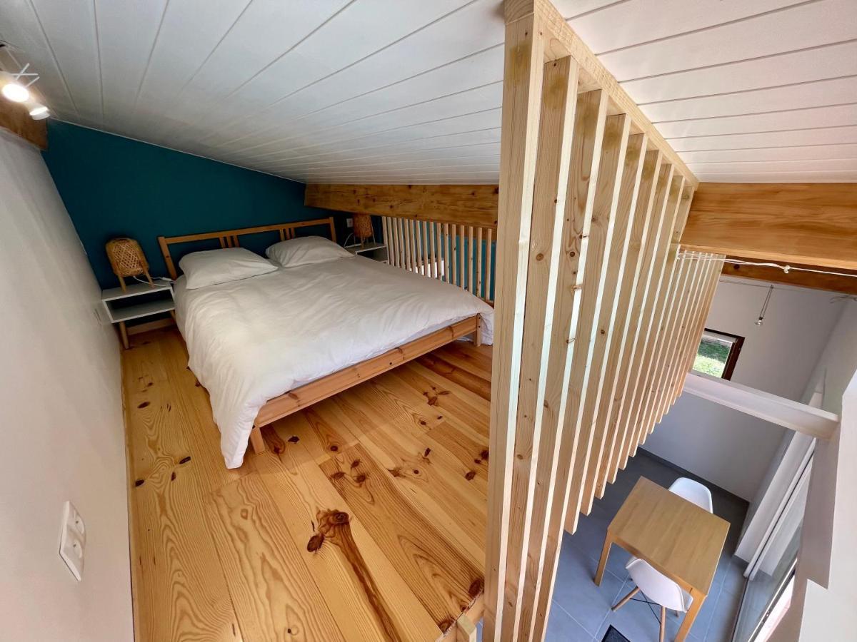 Annexe Des Pins - Studio Gite Avec Piscine & Climatisation Villeneuve-lès-Béziers Buitenkant foto