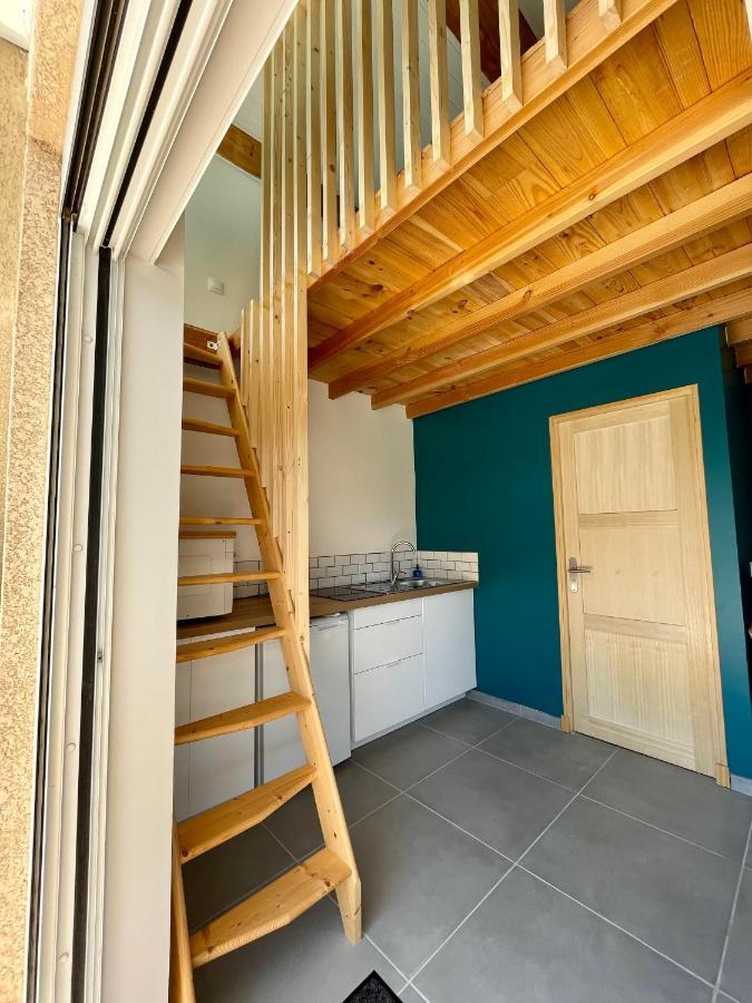 Annexe Des Pins - Studio Gite Avec Piscine & Climatisation Villeneuve-lès-Béziers Buitenkant foto
